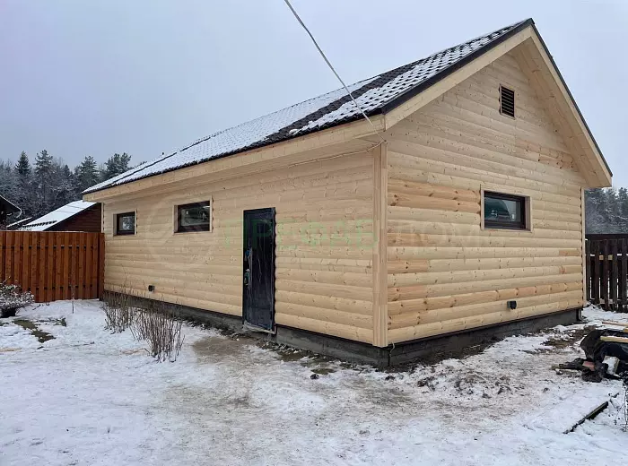 Гараж 6,8х11,3 (КП Маренкино - 3) — этап строительства