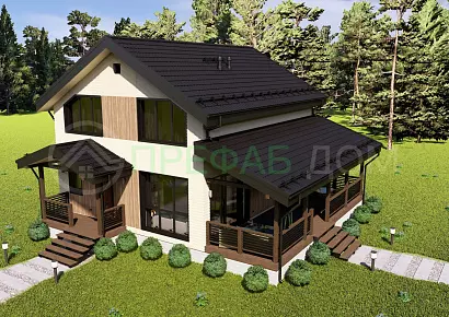 Вега К177-2 (Каркасный дом)