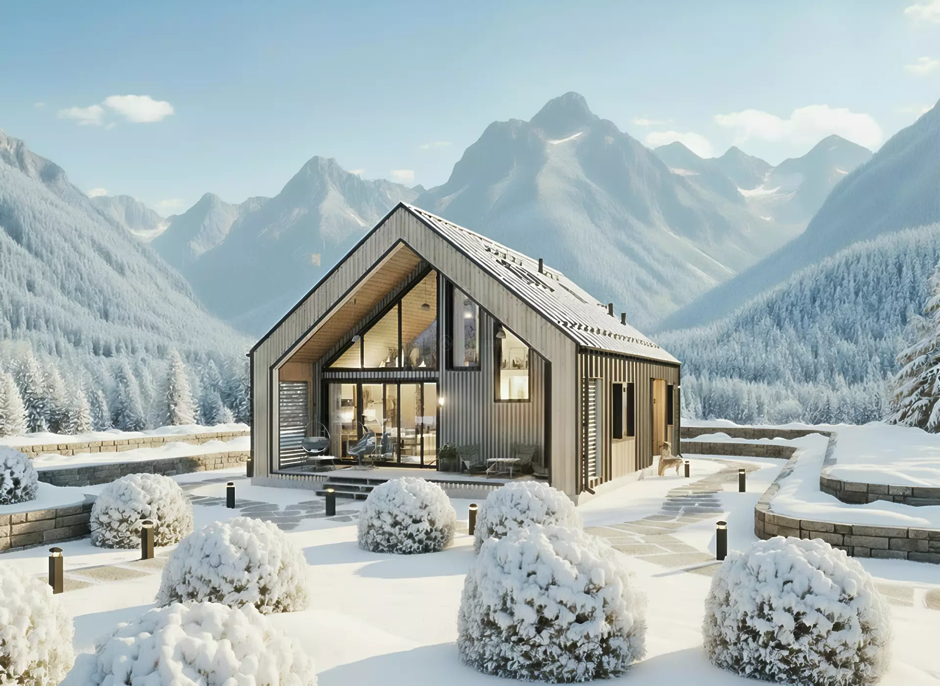 Барнео Prefab 140-1Л (ПРЕфаб технология) — вид 1