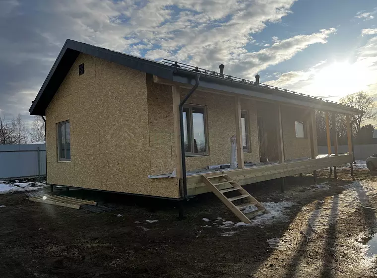 ИД 000722 Жилой Дом Лагуна К114-1 (село Некрасово) — фото строительства