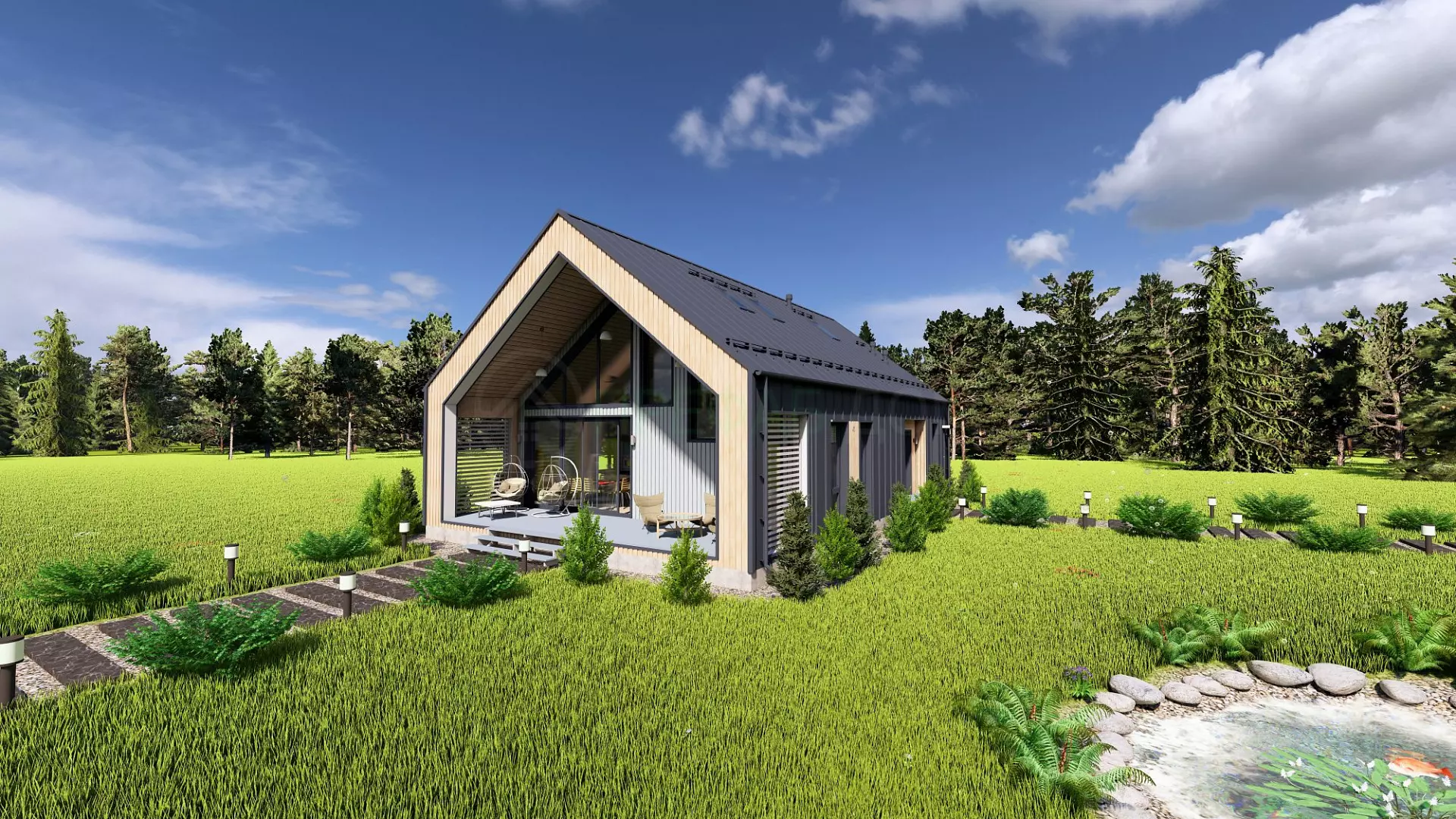 Барнео Prefab 140-1Л (ПРЕфаб технология) — вид 10