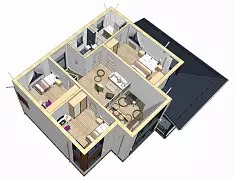 Марсель Prefab 182-2 (ПРЕфаб технология) — Планировка 9
