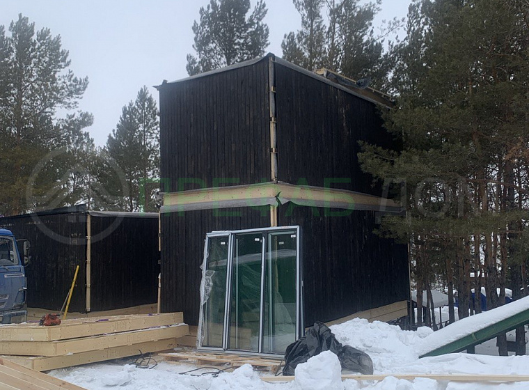 Модуль Крафт Pr-2 (ПРЕфаб технология). Начало строительства 15.02.2024 г. — фото строительства