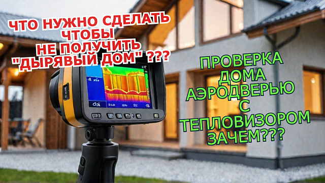 Проверка каркасного дома аэродверью — как найти утечки воздуха и сквозняки