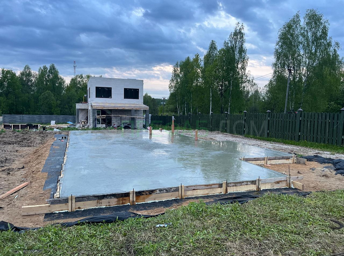 Сириус Г170-2 (Дом из газобетона) — фото строительства
