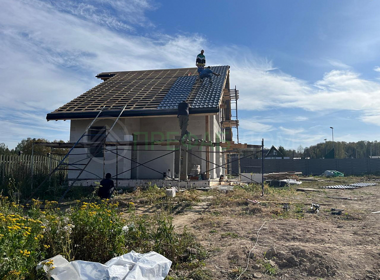Сириус Г170-2 (Дом из газобетона) — фото строительства
