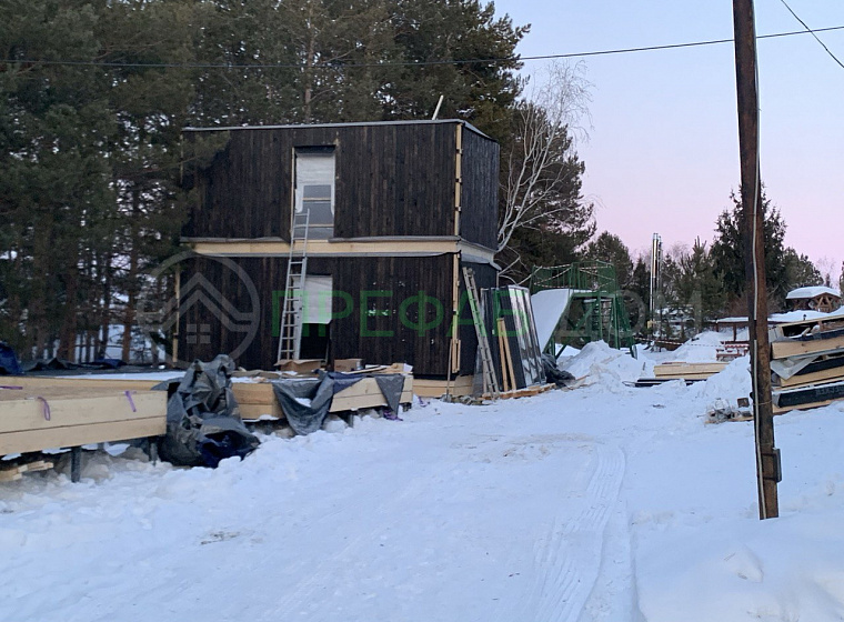 Модуль Крафт Pr-2 (ПРЕфаб технология). Начало строительства 15.02.2024 г. — фото строительства