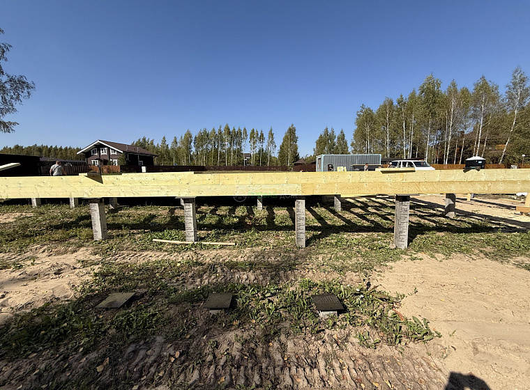 Валенсия К 135-1 (коттеджный поселок Романовский парк) — фото строительства