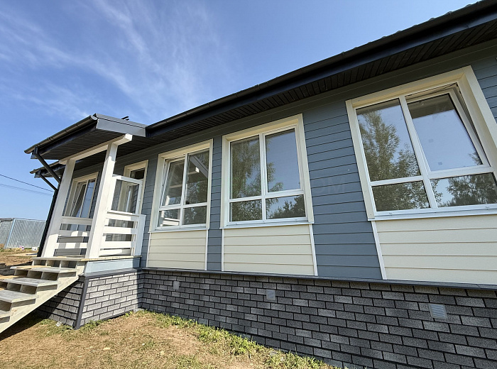 ИД 000724 Жилой дом Анталия К122-1 (деревня Ведищево) — этап строительства