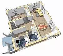 Айвенго К121-2 (Дачный дом) — Планировка 4