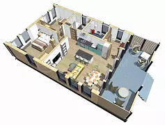 Фьорд Prefab 98-1 (ПРЕфаб технология) — Планировка 3