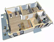 Версаль Prefab 137-1Л (ПРЕфаб технология) — Планировка 3