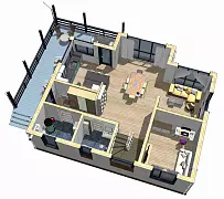 Альпика Prefab 182-2 (ПРЕфаб технология) — Планировка 5