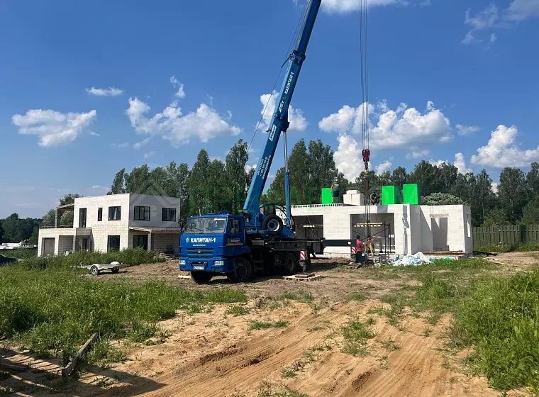 Сириус Г170-2 (Дом из газобетона) — фото строительства