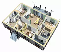 Корсика К142-1 (Каркасный дом) — Планировка 3