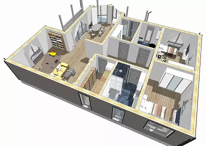 Карелия Prefab 136-1 (ПРЕфаб технология)