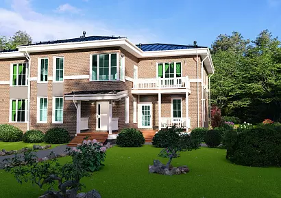 Респект Г357-2 (Дом из газобетонного блока)