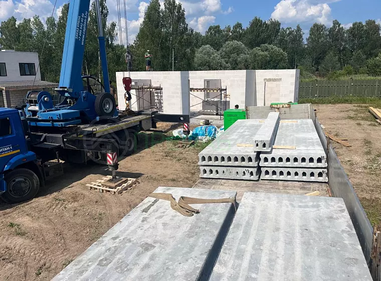 Сириус Г170-2 (Дом из газобетона) — фото строительства