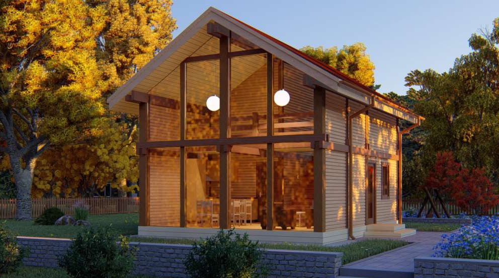 каркасные дома prefab