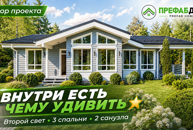 126 м² идеального пространства? Обзор одноэтажного дома «Анталия»